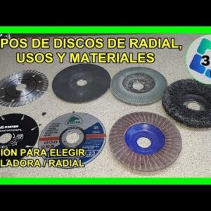 Guía completa de los diferentes tipos de discos para amoladora